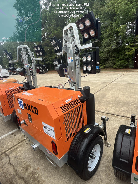 2024 Wanco WLTT-4MM4K Diesel, Deep Sea Controller, Shore Power Plug, Auto Start, (4) 350W LED Floodlights, 4kW Generator, 60 Gal Fuel Tank, 2" Ball, T3