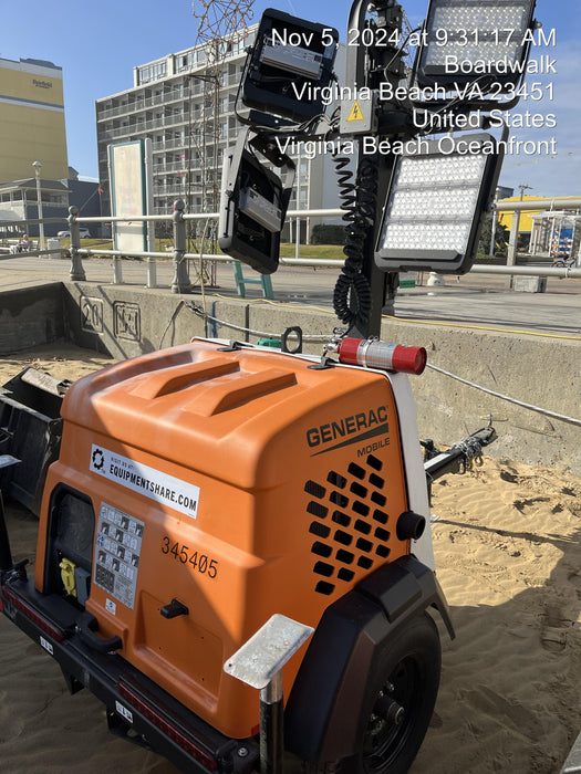 2023 Generac MLT2 Diesel, Flex Switch 120V Input, Powerzone Controller, (4) 320W LED Lights, 4kW Generator, 39.9 Gal Fuel Tank, 2" Ball, T3