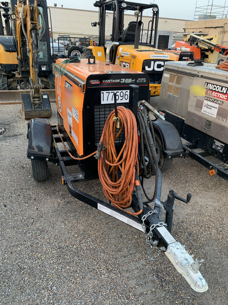 2021 Lincoln Electric Vantage 322 Vantage 322 Ready Pak 3 w/ Decals, ORANGE (includes trailer, cable rack, fender light kit) NO Telematics
