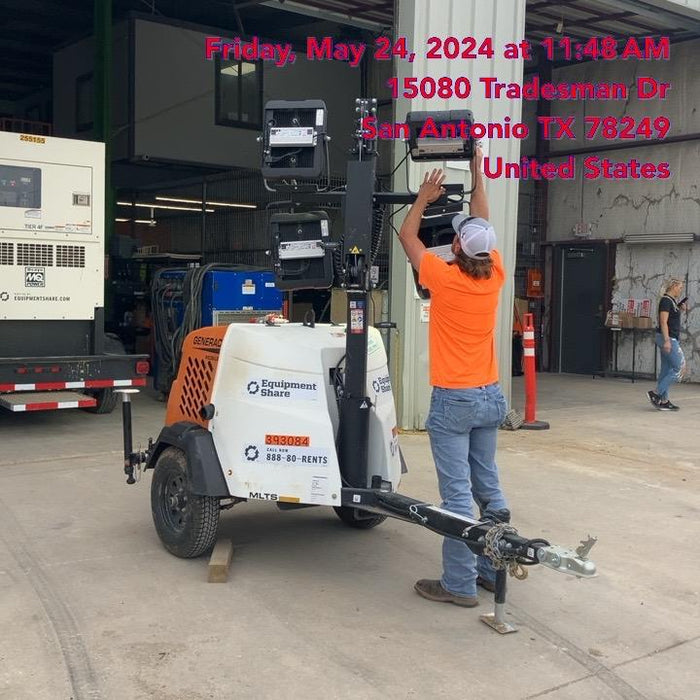 2024 Generac MLT2 Diesel, Flex Switch 120V Input, Powerzone Controller, 
(4) 320W LED Lights, 4kW Generator, 39.9 Gal Fuel Tank, 2" Ball, T3