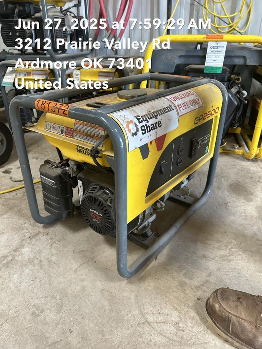 2021 WACKER NEUSON GP2500A