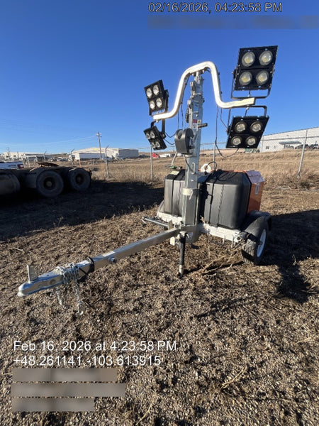 2024 Wanco WLTT-4MM4K Diesel, Deep Sea Controller, Shore Power Plug, Auto Start, (4) 350W LED Floodlights, 4kW Generator, 60 Gal Fuel Tank, 2" Ball, T3