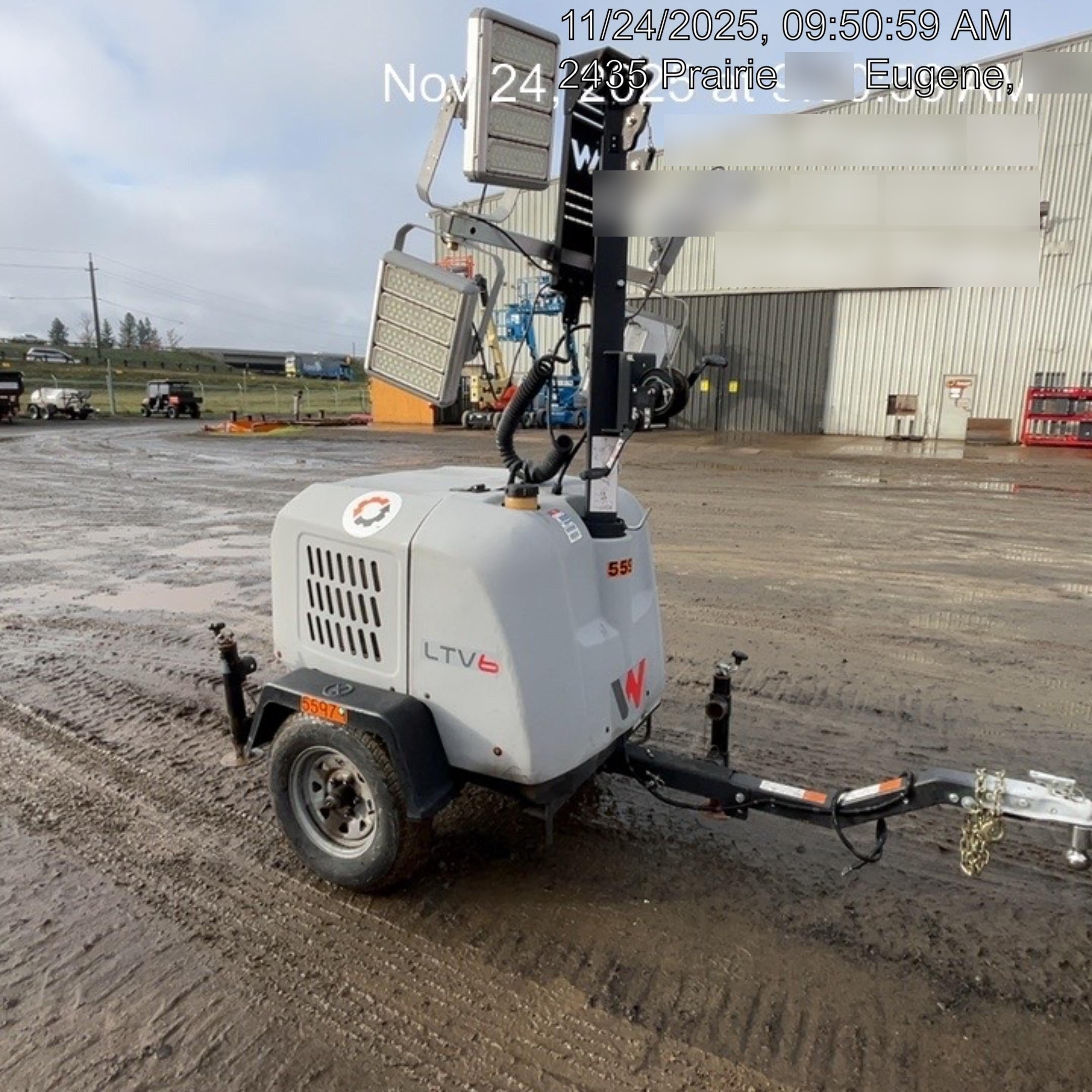 2019 Wacker Neuson LTV6K-LED Standard LED Towable Light Tower w/None