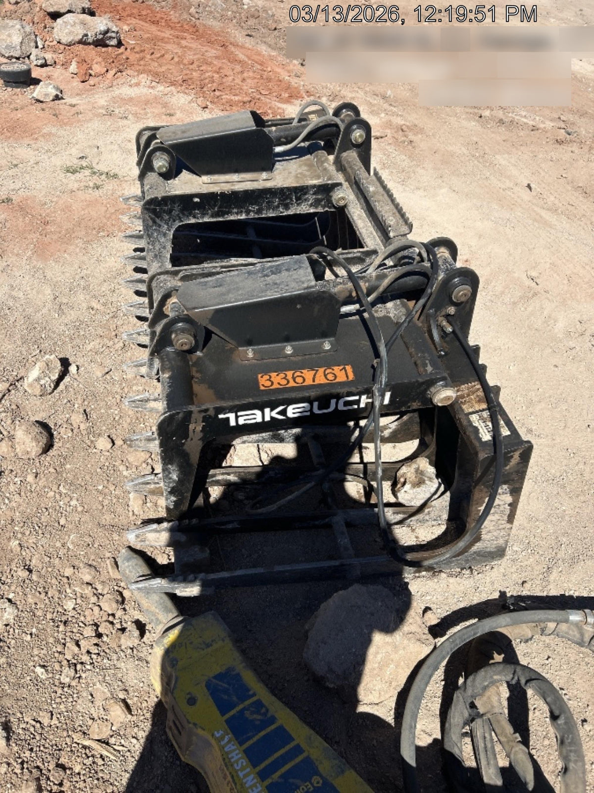 2022 TAKEUCHI 72" Skeleton Grapple Bucket - Takeuchi