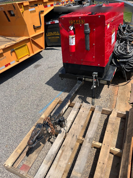 2022 Shindaiwa DGW400MDL Kubota D902 Engine, 23 HP, Dual Op Welder, Wire, Arc, Droop Stick, Tig, and CC Stick Functionality, Simulphase, 3 Phase and 1 Phase Gen Output, Single Axle NB Trlr, Slr Trckl Chrg 12V 12W, Fire Ext