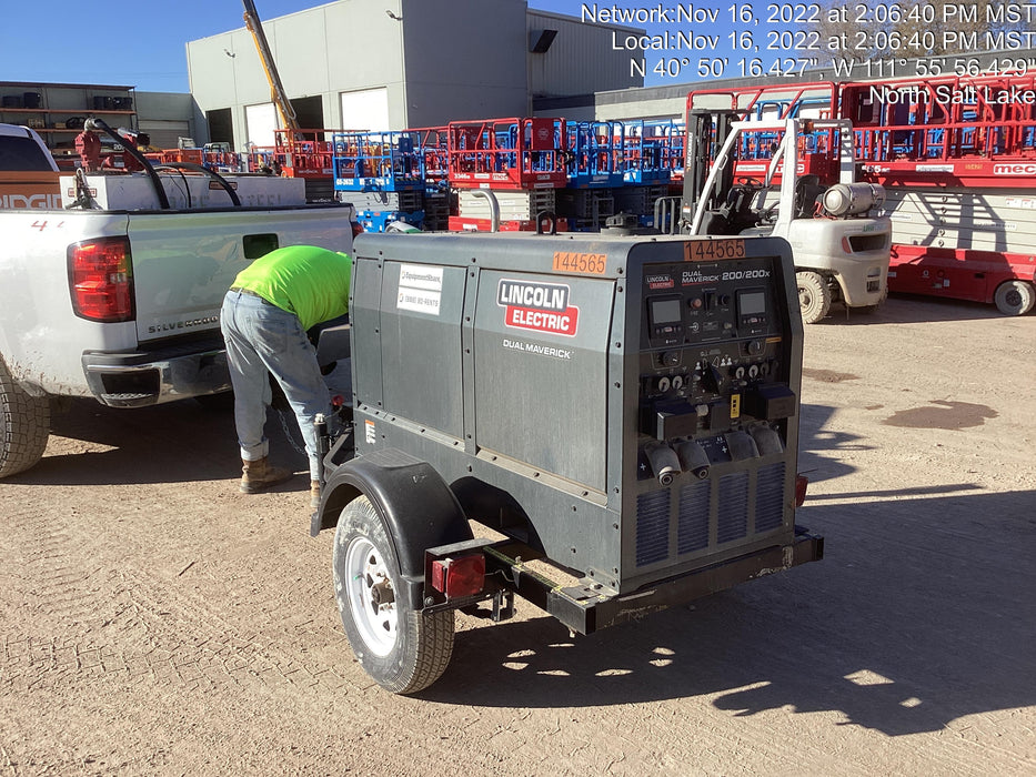 2021 Lincoln Electric Dual Maverick 200/200X Ready Pak 3 (includes trailer, cable rack, fender light kit)