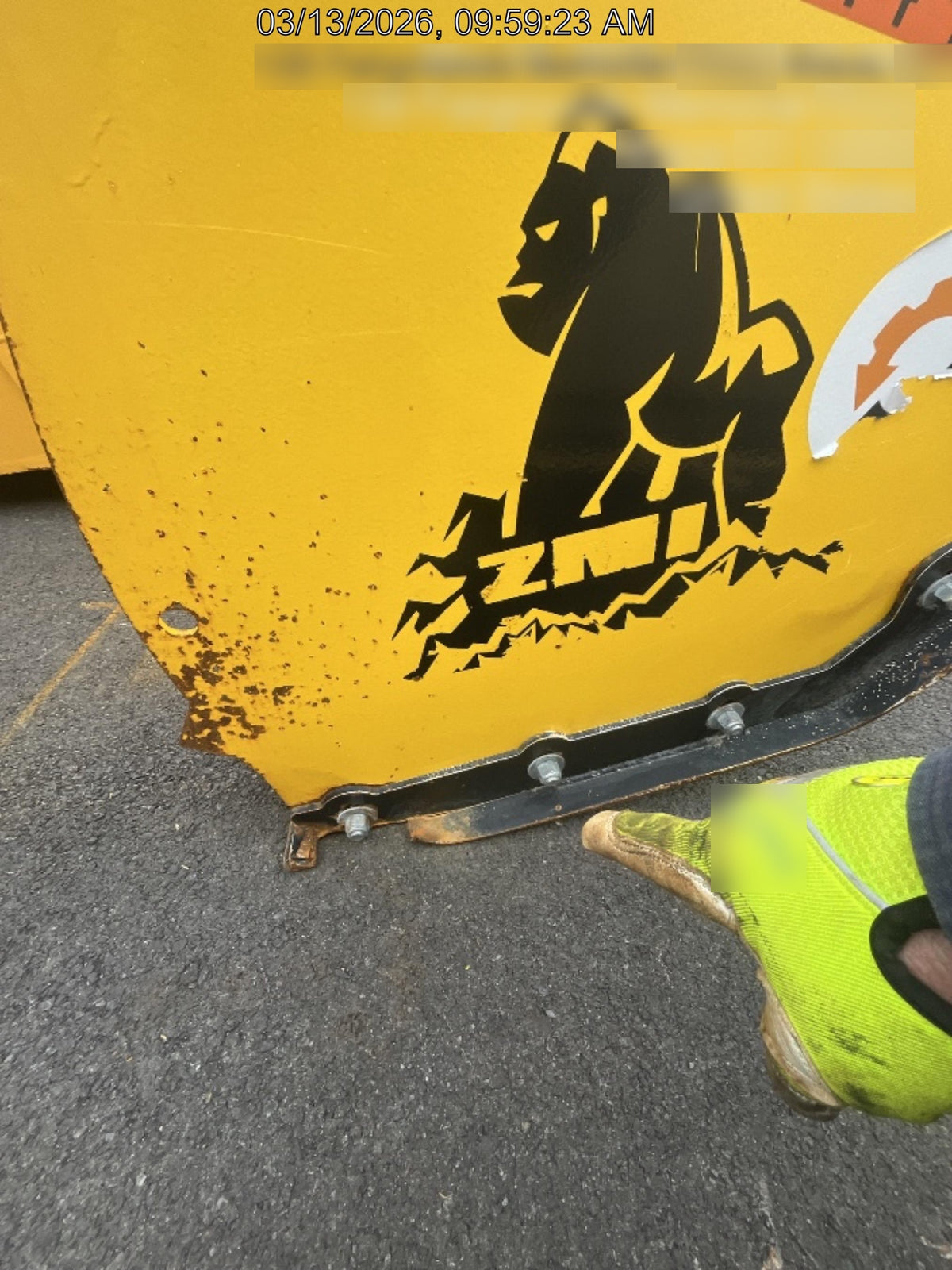 2025 ZM INDUSTRIES 14' Box Snow Pusher - ZM