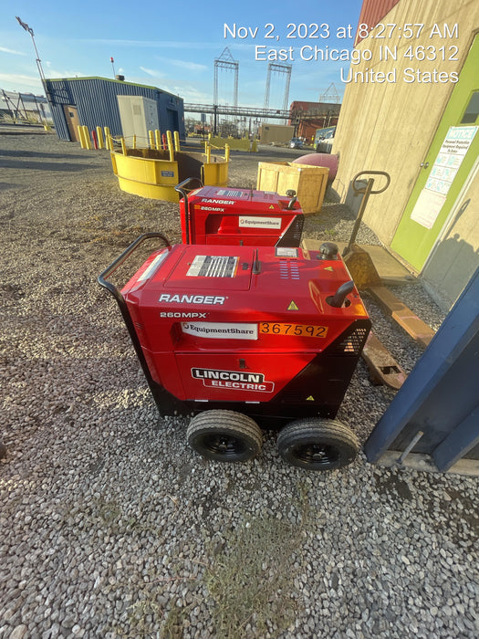 2023 Lincoln Electric Ranger 260MPX K3458-1 Ranger Gasoline Engine Driven Welder (Kohler)