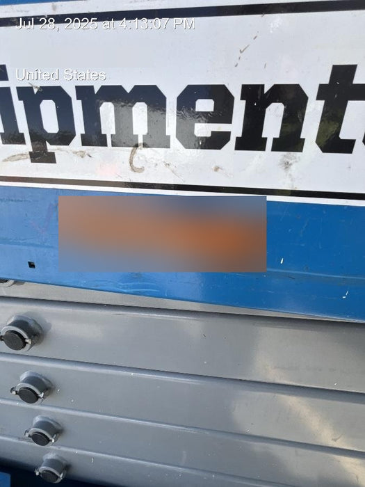 2019 Genie GS-3232 Folding rails with half height swing gate, 800 Amp Inverter