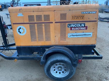2021 Lincoln Electric Vantage 549X Ready Pak 3, ORANGE (includes trailer, cable rack, fender light kit)