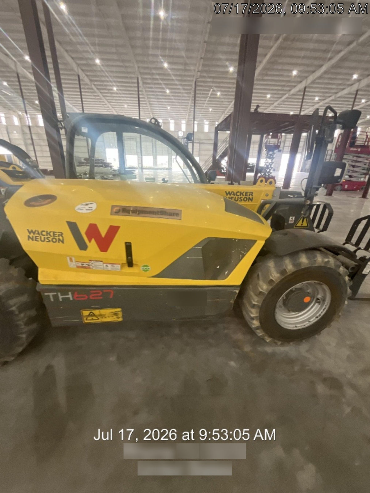 2019 WACKER NEUSON TH627