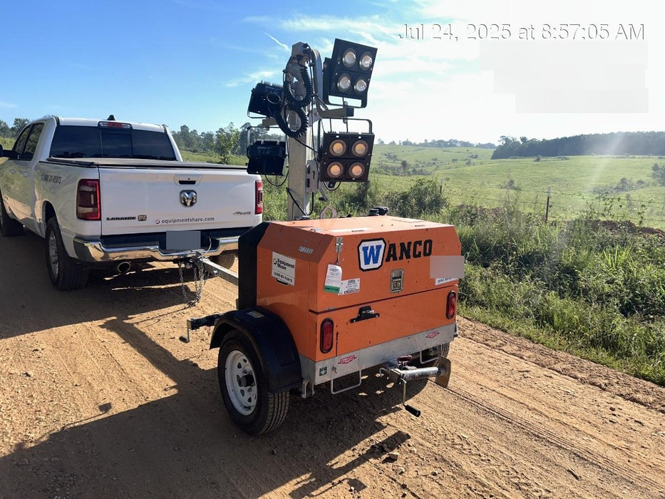 2024 Wanco WLTT-4MM4K Diesel, Deep Sea Controller, Shore Power Plug, Auto Start, (4) 350W LED Floodlights, 4kW Generator, 60 Gal Fuel Tank, 2" Ball, T3