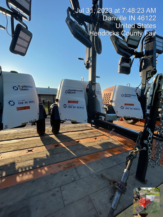 2023 Generac MLT2 Diesel, Flex Switch 120V Input, Powerzone Controller, (4) 320W LED Lights, 4kW Generator, 39.9 Gal Fuel Tank, 2" Ball, T3