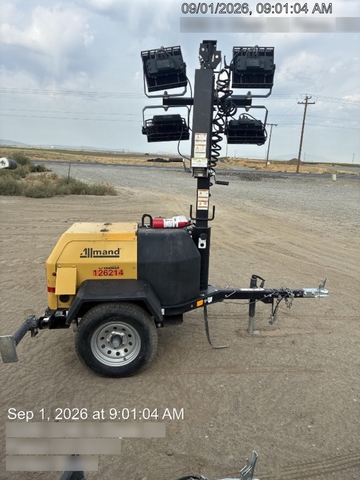 Allmand 350 Night-Lite 72-95199 LIGHT TOWER, LED, MOBILE 0020