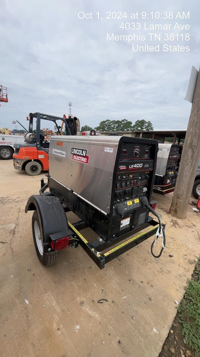 2024 Lincoln Electric LE400 Kubota V1505, Trlr, Cable Rack, Light Kit, ES Decals, T3