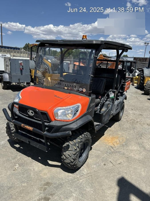 Kubota RTV-X1140W-H 4WD utility cart -LED strobe -Windshield tempered glass -Plastic canopy -Wire harness kit -Backup alarm