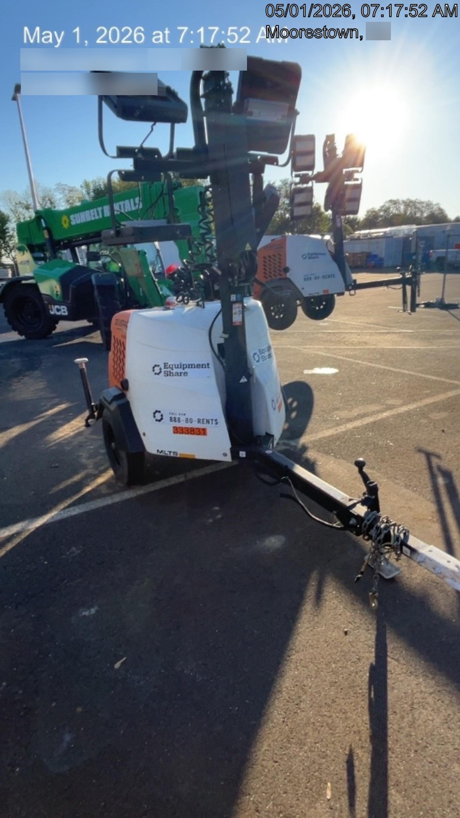 2023 Generac MLT2 Diesel, Flex Switch 120V Input, Powerzone Controller, (4) 320W LED Lights, 4kW Generator, 39.9 Gal Fuel Tank, 2" Ball, T3