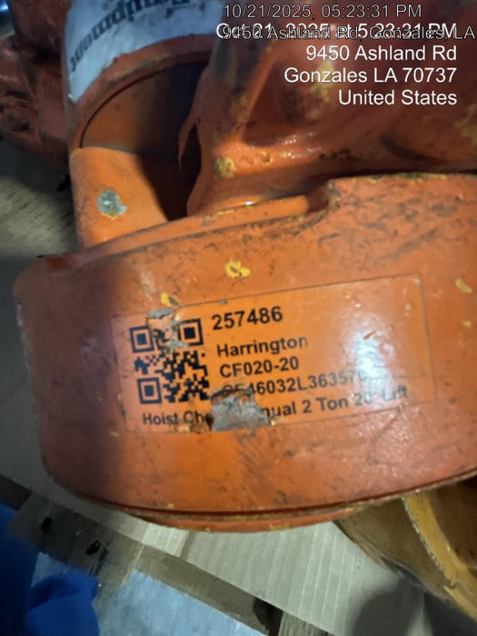 2022 HARRINGTON CF020-20