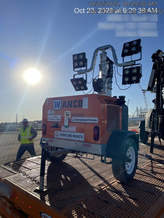 2024 Wanco WLTT-4MM4K Diesel, Deep Sea Controller, Shore Power Plug, Auto Start, (4) 350W LED Floodlights, 4kW Generator, 60 Gal Fuel Tank, 2" Ball, T3