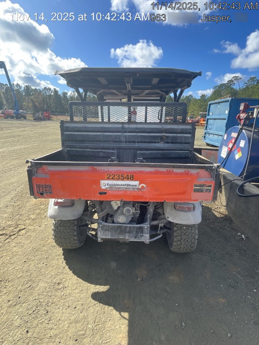 2022 Kubota RTV-X1140W-H Plastic Canopy, Windshield Acrylic Clear, LED Strobe Light, Wire Harness Kit, Back up Alarm