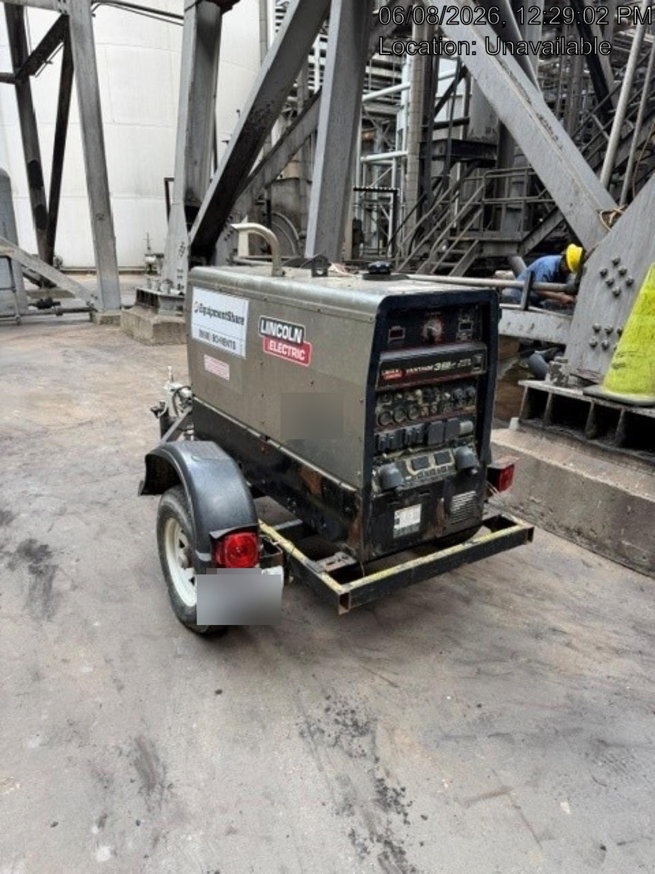 2019 Lincoln Electric Vantage 322 Lincoln Vantage 322 Welder w/Trailer, Light Kit, Cable Rack