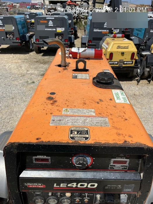 2022 Lincoln Electric LE400 Kubota V1505, Trlr, Cable Rack, Light Kit, ES Decals, T3