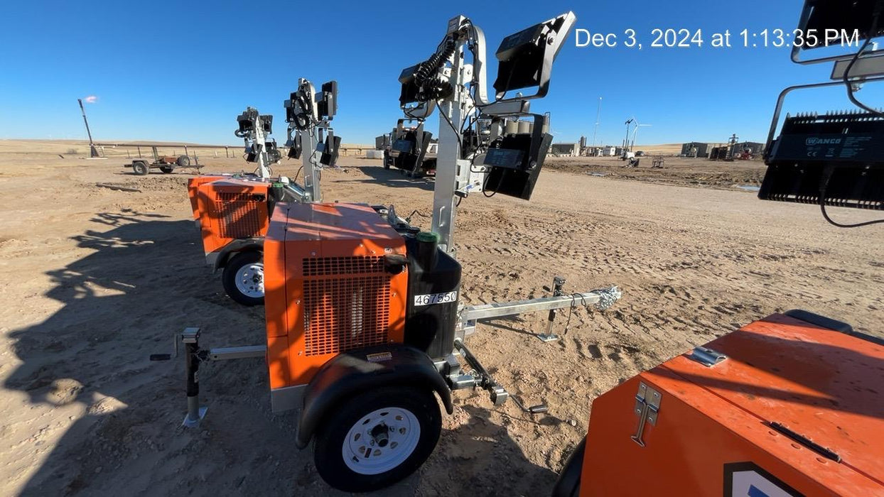 2024 Wanco WLTT-4MM4K Diesel, Deep Sea Controller, Shore Power Plug, Auto Start, (4) 350W LED Floodlights, 4kW Generator, 60 Gal Fuel Tank, 2" Ball, T3