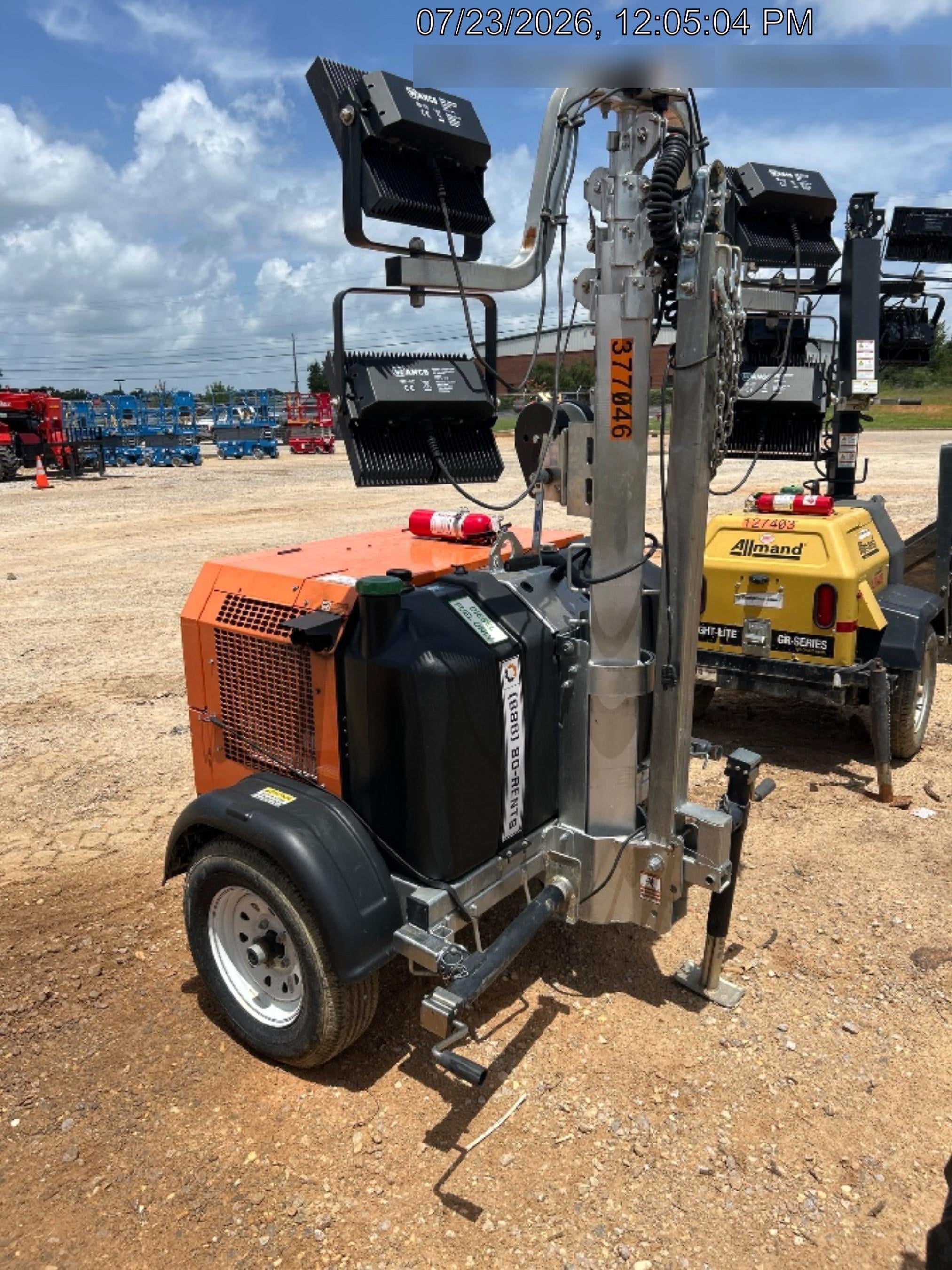 2023 Wanco WLTT-4MM4K Diesel, Deep Sea Controller, Shore Power Plug, Auto Start, (4) 350W LED Floodlights, 4kW Generator, 60 Gal Fuel Tank, 2" Ball, T3