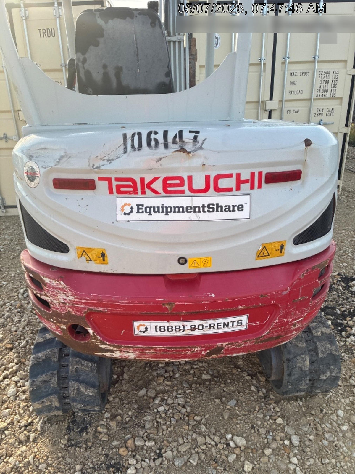 2020 Takeuchi TB235-2R Canopy, Rubber Tracks, Manual TAG QC