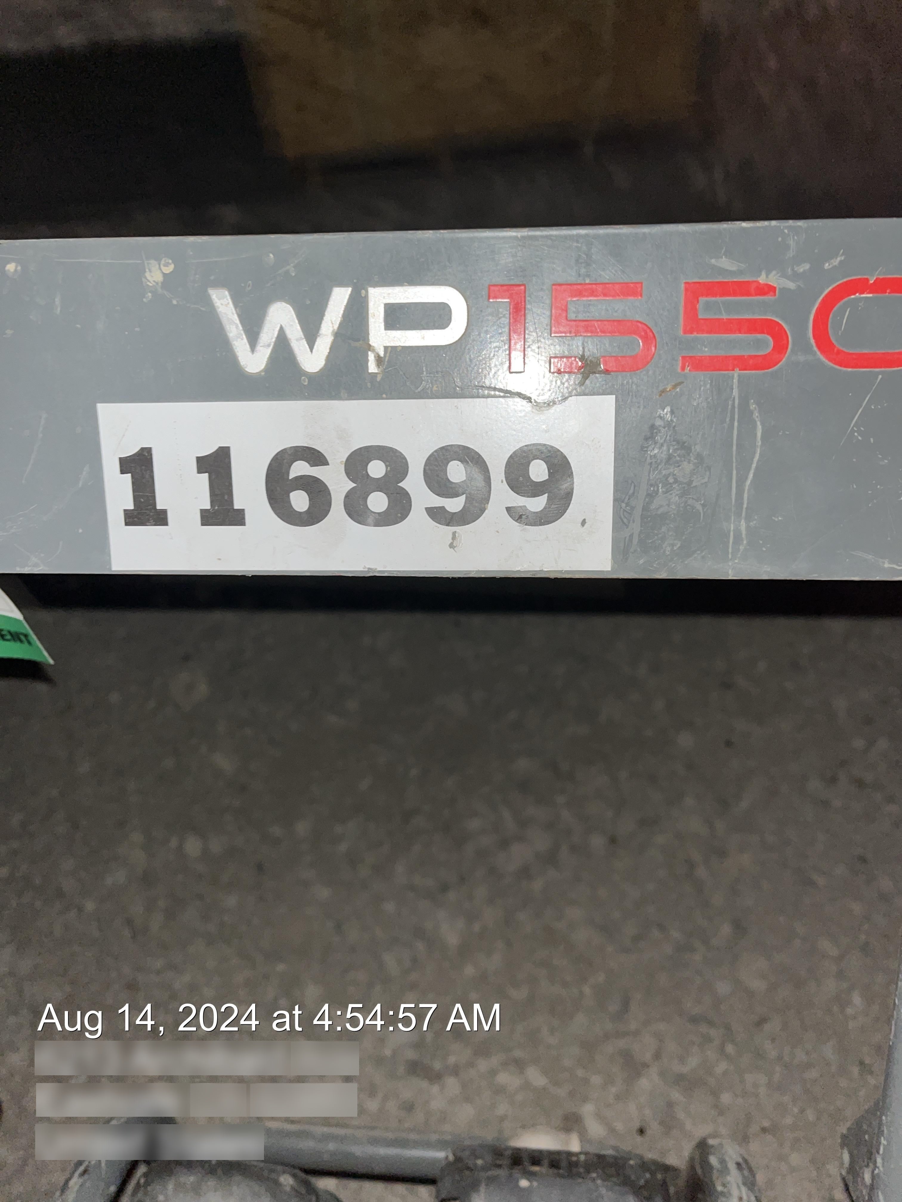 2020 WACKER NEUSON WP1550AW