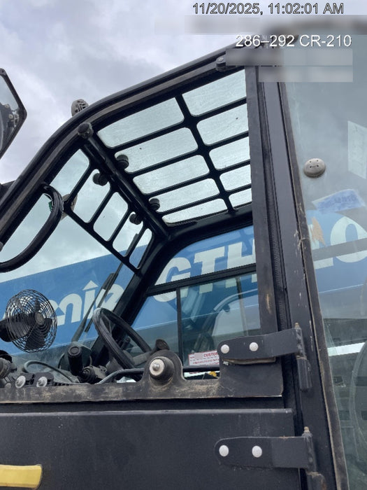 2018 Genie GTH-1056 Genie GTH-1056 w/CAB, Solid Tires, Work Lights, 60" carriage/forks, cab mesh, beacon