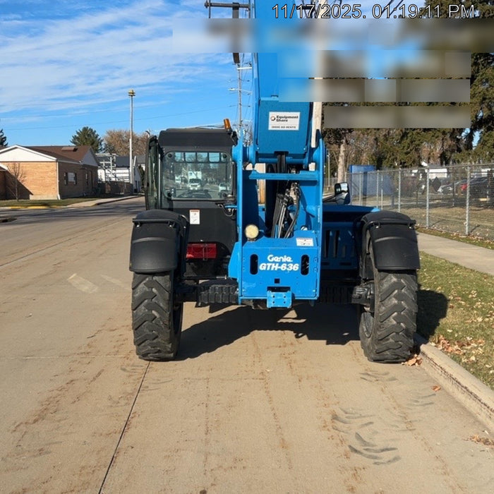 2020 Genie GTH-636 Cab/Heat/Air, Solid Tires, Work Lights, Beacon, Aux Hydraulics, Back up Alarm