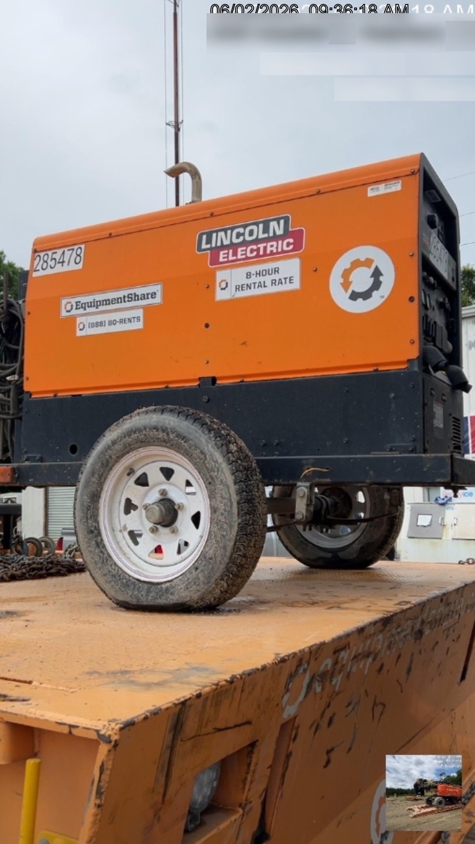2022 Lincoln Electric LE400 Kubota V1505, Trlr, Cable Rack, Light Kit, ES Decals, T3