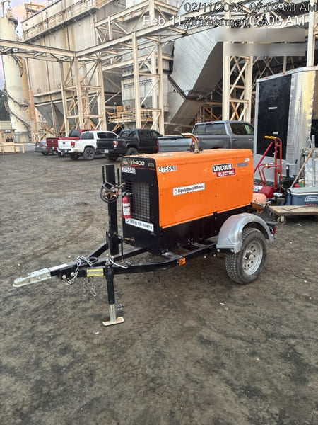2022 Lincoln Electric LE400 Kubota V1505, Trlr, Cable Rack, Light Kit, ES Decals, T3