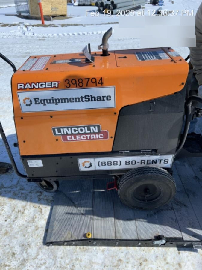 2024 Lincoln Electric Ranger 305 LPG Ranger 305 LPG, Undercarriage, Tank Holder & Strap, 10kw AC Gen, 25hp Kohler LPG Eng