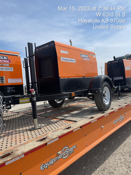 2022 Lincoln Electric LE400 Kubota V1505, Trlr, Cable Rack, Light Kit, ES Decals, T3