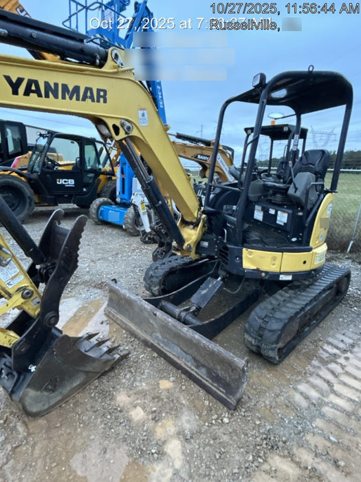 2020 Yanmar ViO35PR Open ROPS / Rubber Track / NO COUPLER