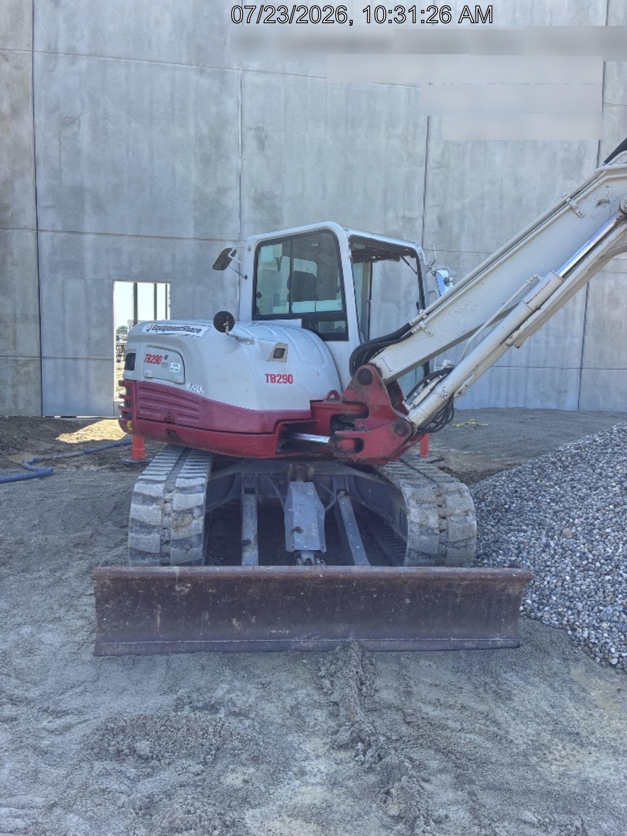 2020 Takeuchi TB290C Cab/Heat/Air, Rubber Tracks, Manual TAG QC