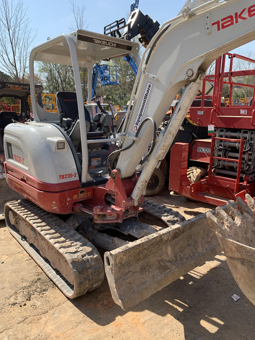 2020 Takeuchi TB235-2R Canopy, Rubber Tracks, Manual TAG QC