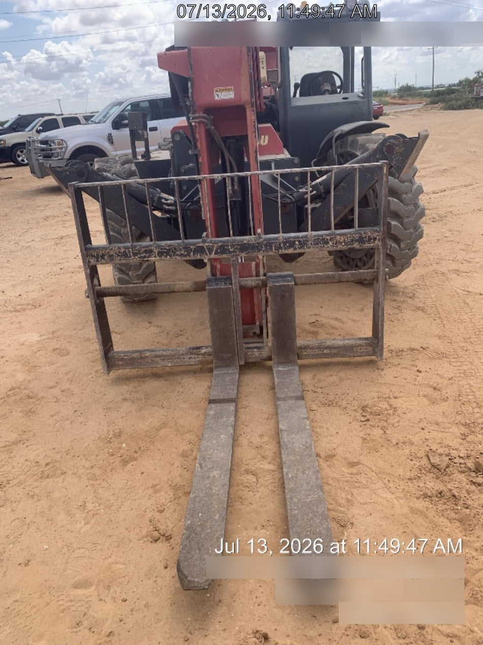 2018 Manitou 12042 Manitou MTA 12042 w/Open ROPS, Work Lights/Strobe, Aux Hyd, Solid Tires, Lift Hook, 66" Carriage, 72" Forks, Outriggers