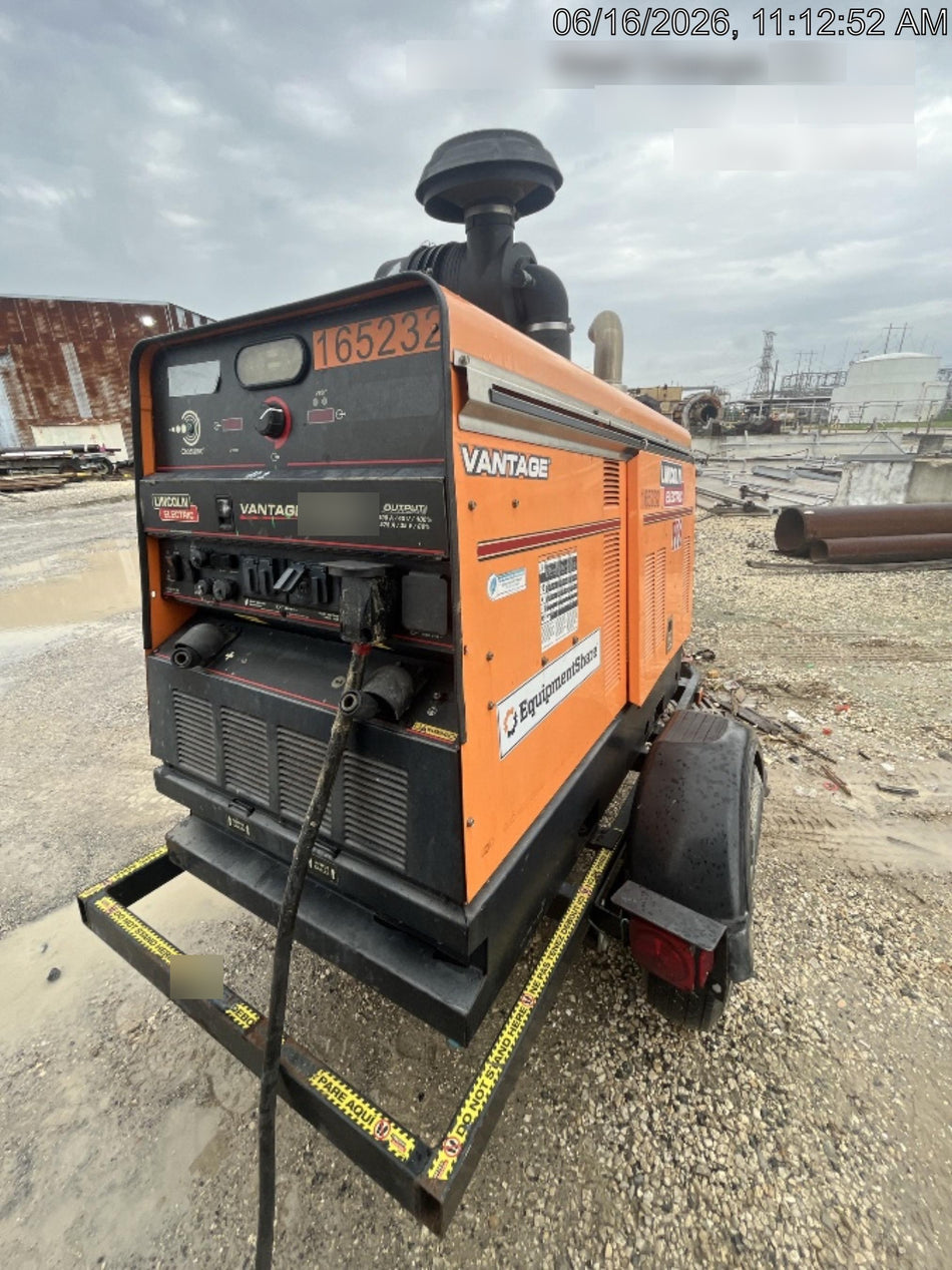 2021 Lincoln Electric Vantage 549X Ready Pak 3, ORANGE (includes trailer, cable rack, fender light kit)