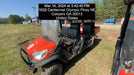 2022 Kubota RTV-X1140W-H Plastic Canopy, Windshield Acrylic Clear, LED Strobe Light, Wire Harness Kit, Back up Alarm