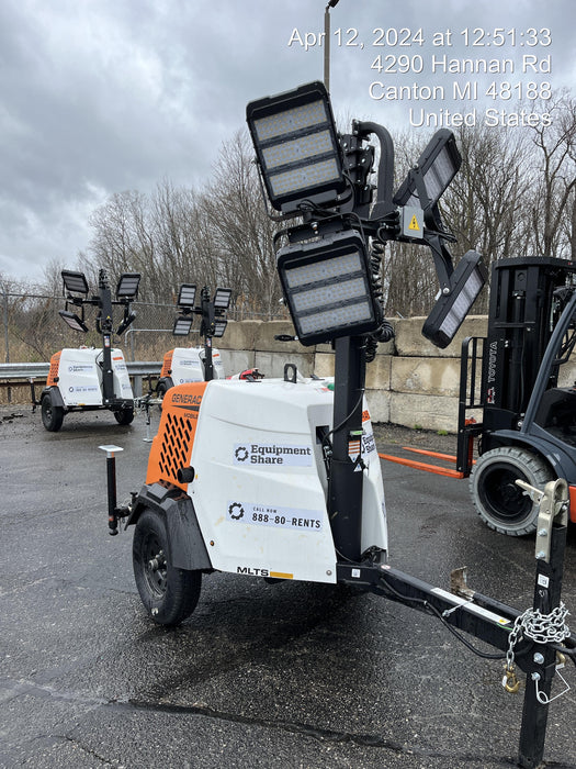 2024 Generac MLT2 Diesel, Flex Switch 120V Input, Powerzone Controller, 
(4) 320W LED Lights, 4kW Generator, 39.9 Gal Fuel Tank, 2" Ball, T3