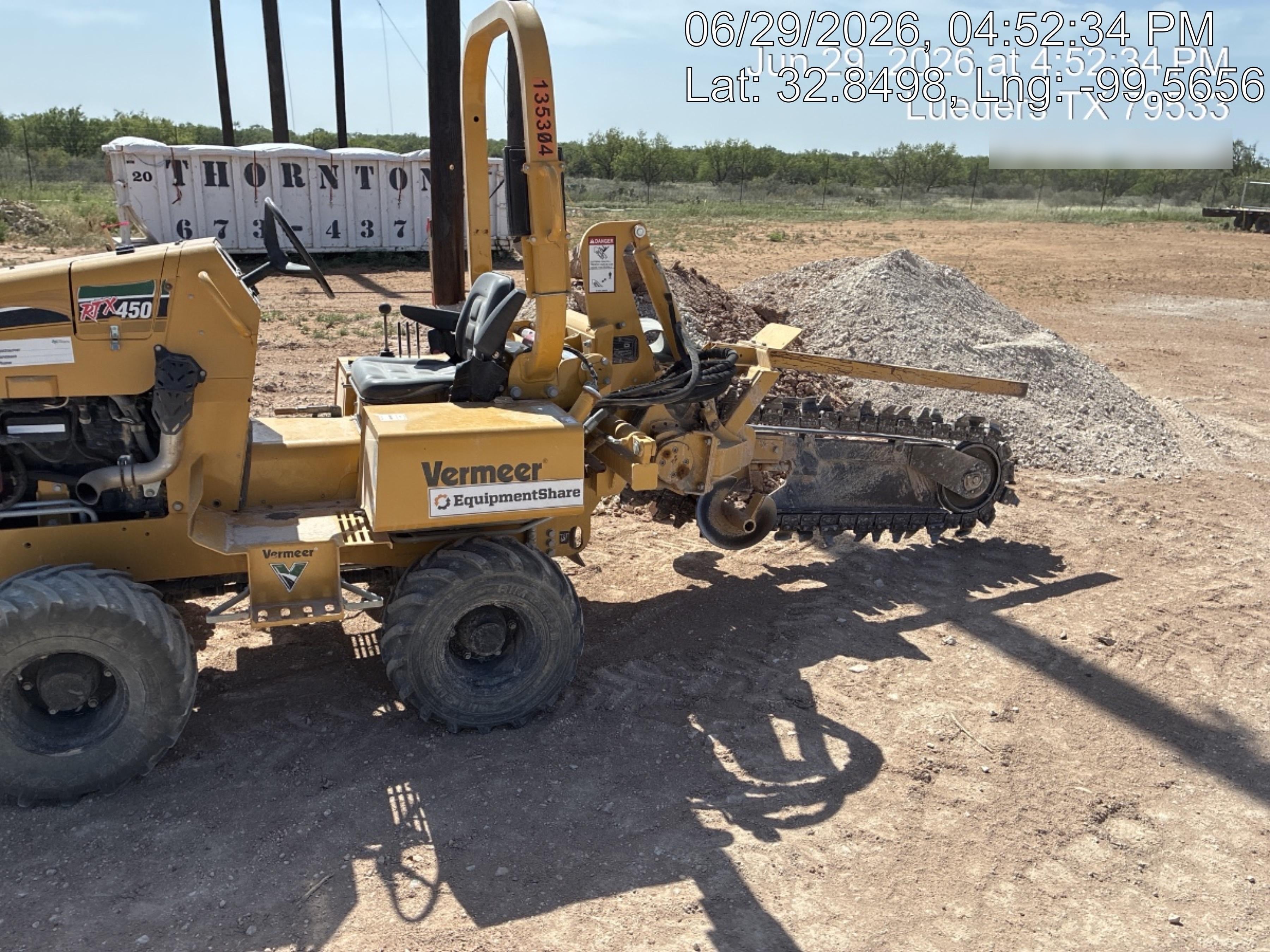 2021 VERMEER RTX450