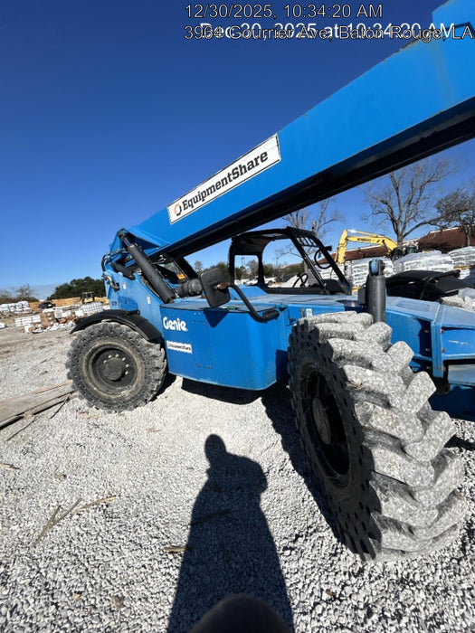 2018 Genie GTH-1056 Genie GTH-1056 w/Open ROPS, Solid Tires, Work Light/Beacon, 60" Carriage and Forks