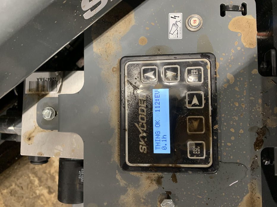 2020 Skyjack SJIII-3219 Solid NM Tires, Half height spring hinged entry gate, Dual Beacons, 800W Inverter