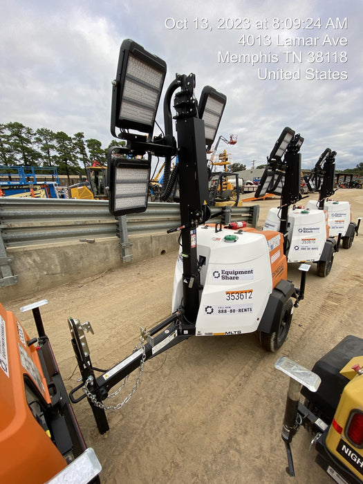 2023 Generac MLT2 Diesel, Flex Switch 120V Input, Powerzone Controller, (4) 320W LED Lights, 4kW Generator, 39.9 Gal Fuel Tank, 2" Ball, T3