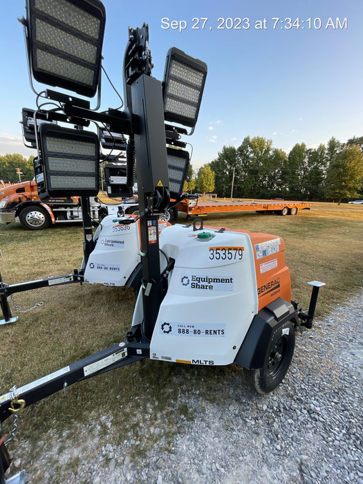 2023 Generac MLT2 Diesel, Flex Switch 120V Input, Powerzone Controller, (4) 320W LED Lights, 4kW Generator, 39.9 Gal Fuel Tank, 2" Ball, T3
