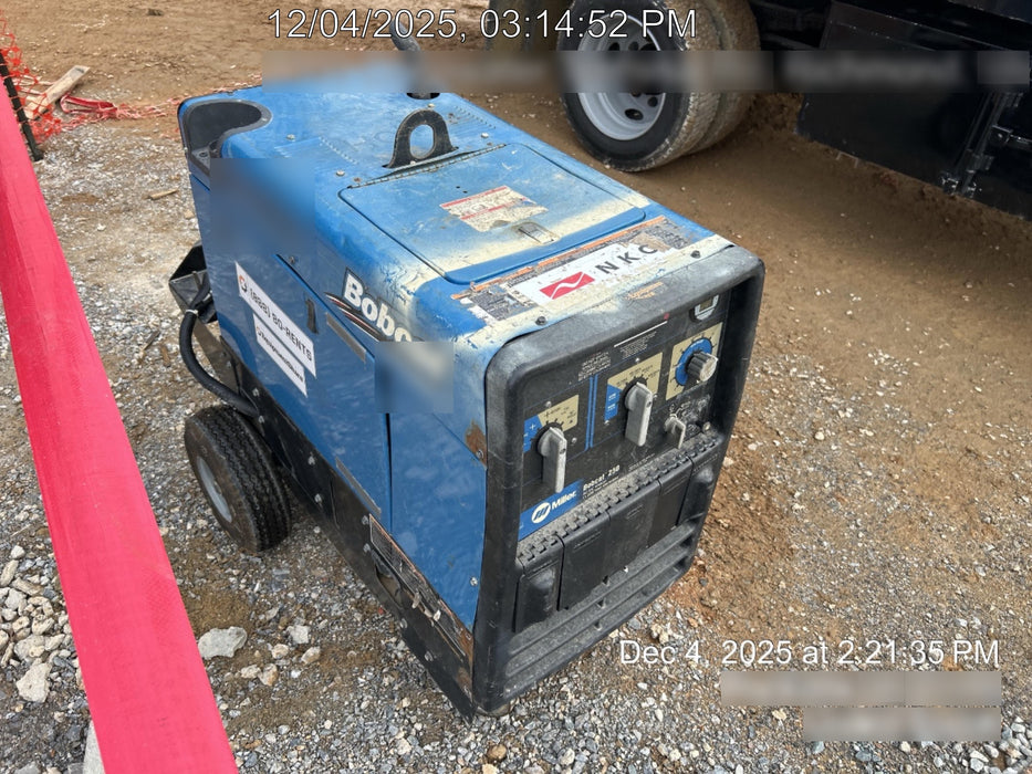 2020 Miller Electric BOBCAT 250 951600 PKG-250 amp Propane Welder, Standard w/Running Gear, Bracket, Hose w/None