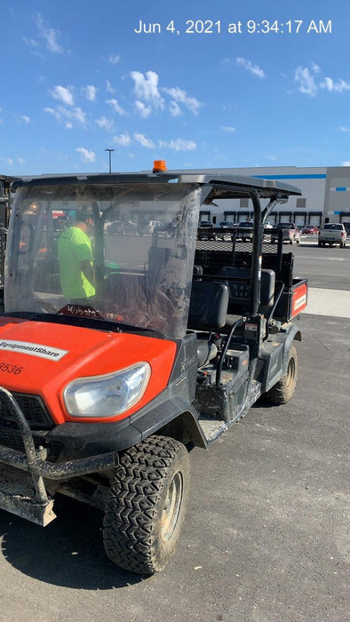2020 Kubota RTV-X1140W-H 4WD utility cart -LED strobe -Windshield tempered glass -Plastic canopy -Wire harness kit -Backup alarm